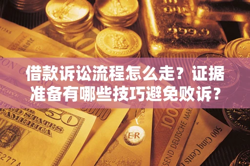 济南借款诉讼流程怎么走？证据准备有哪些技巧避免败诉？