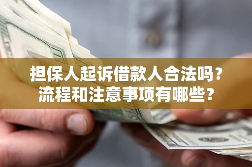 济南担保人起诉借款人合法吗？流程和注意事项有哪些？