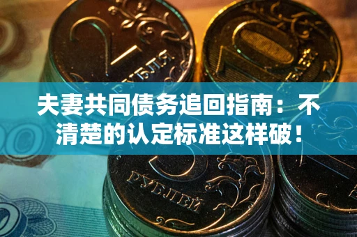 济南夫妻共同债务追回指南：不清楚的认定标准这样破！