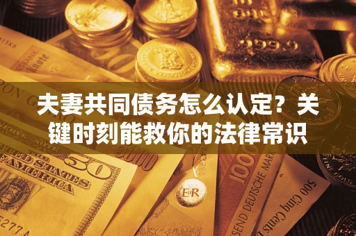 济南夫妻共同债务怎么认定？关键时刻能救你的法律常识