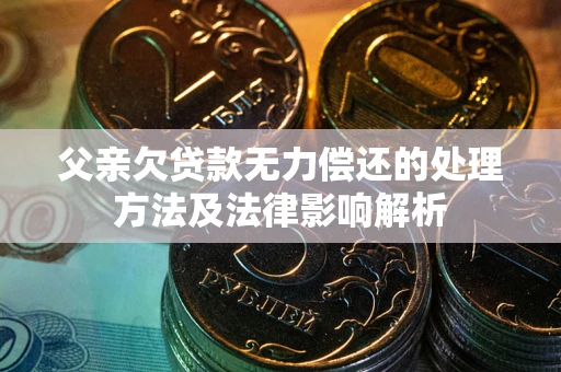 济南父亲欠贷款无力偿还的处理方法及法律影响解析