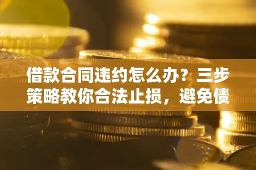 济南借款合同违约怎么办？三步策略教你合法止损，避免债务危机升级