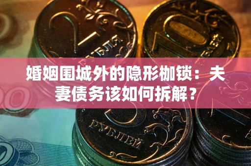 济南婚姻围城外的隐形枷锁：夫妻债务该如何拆解？